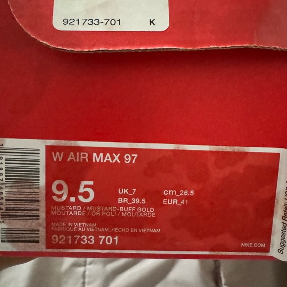 Nike Air Max 97 in Mustard - Picture 6 of 8